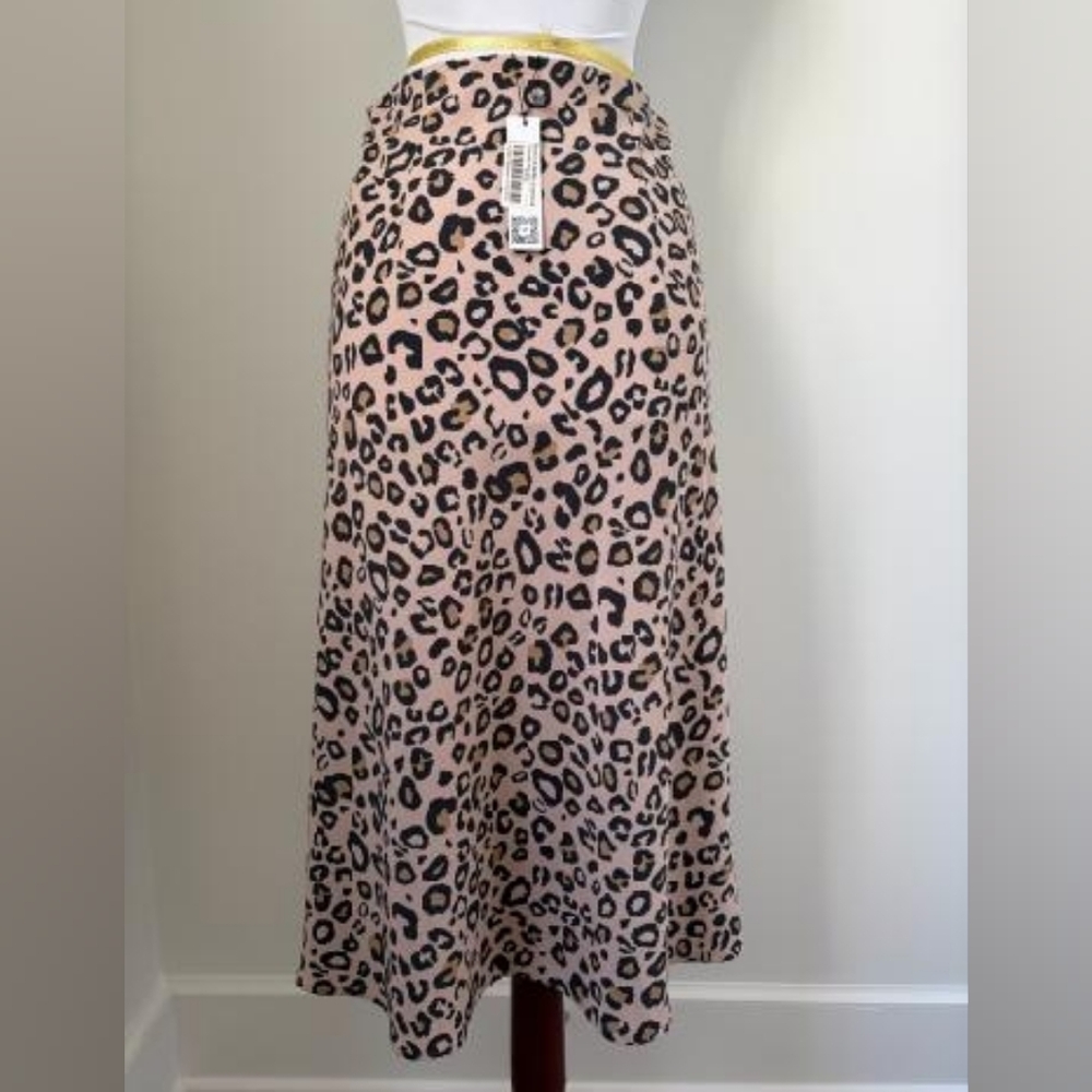 🐆 NWT Santuary Leopard Print A-Line Skirt